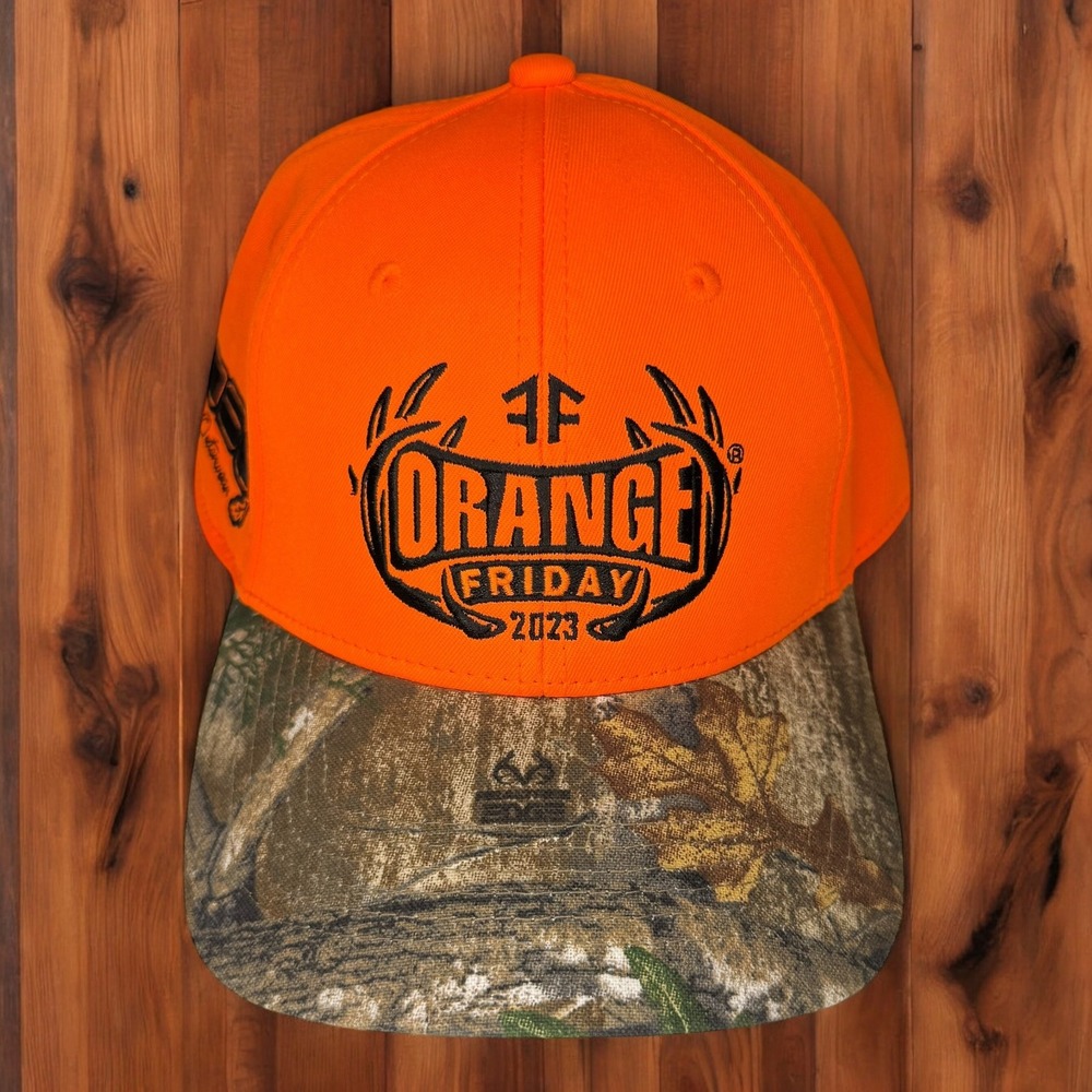 Orange Friday‎ 2023 Hunting Hat Realtree Edge Camo Outdoor Cap OSG NEW